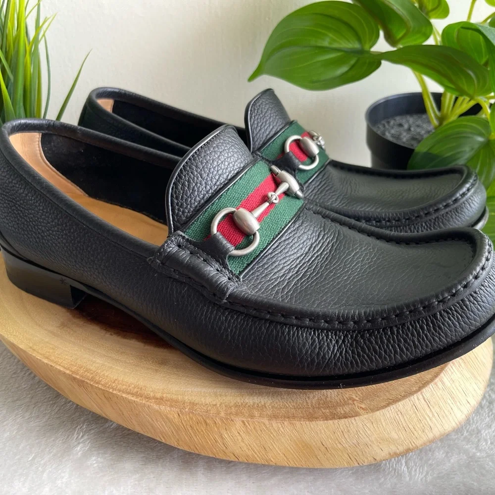 Gucci men’s Horsebit Loafers size US 9 - Picture 4 of 16